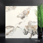 Gạch Lát Nền Sứ Vân Đá Cẩm Thạch Trắng 600x600 Bề Mặt Mờ Dùng Trong Nhà Cao Cấp Chất Lượng Hàng Đầu