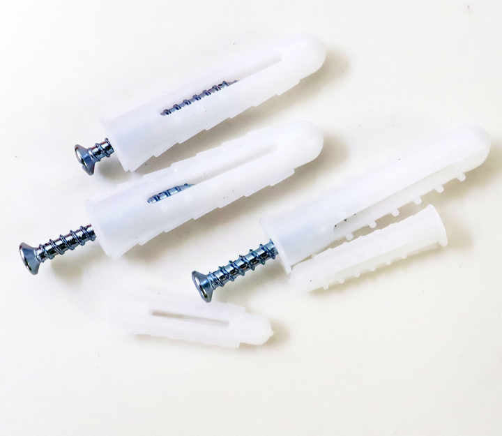 Bu lông nở nhựa nylon chất lượng cao, sản xuất tại Trung Quốc, dùng cho tường thạch cao