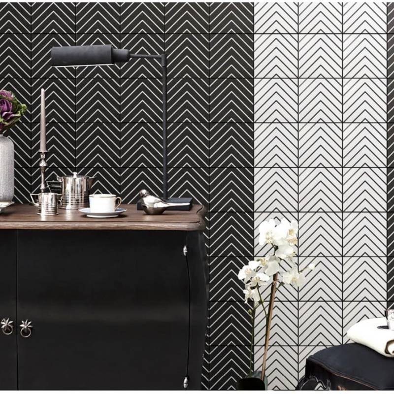 Gạch bông 200x200mm 20117(1m/hộp) (BD vàng)