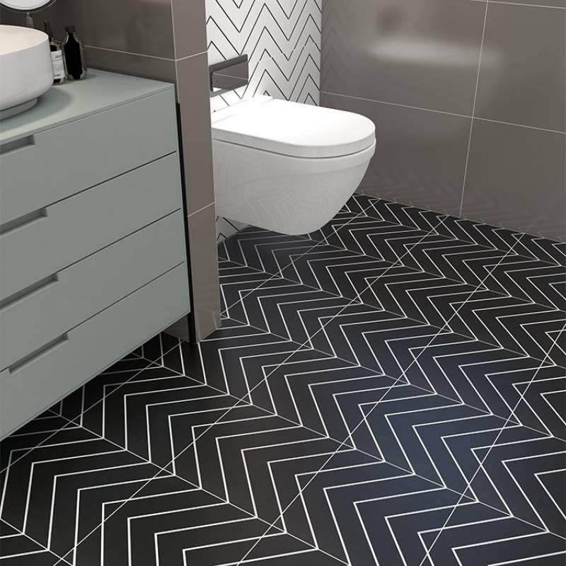 Gạch bông 200x200mm 20117(1m/hộp) (BD vàng)