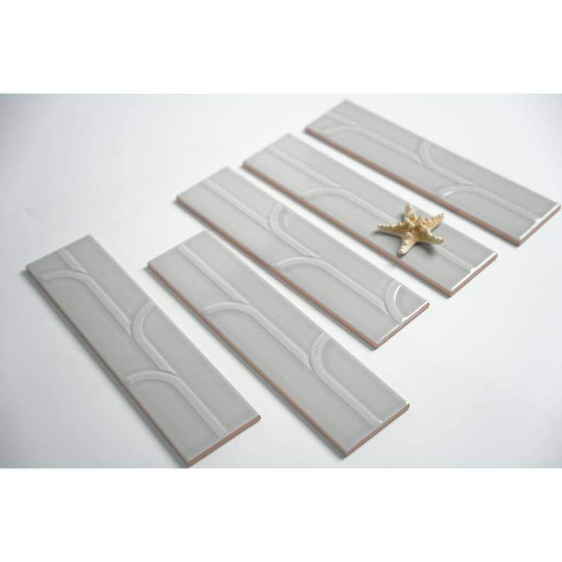 Gạch thẻ VN 75x300mm họa tiết bóng xám mã 0304-0