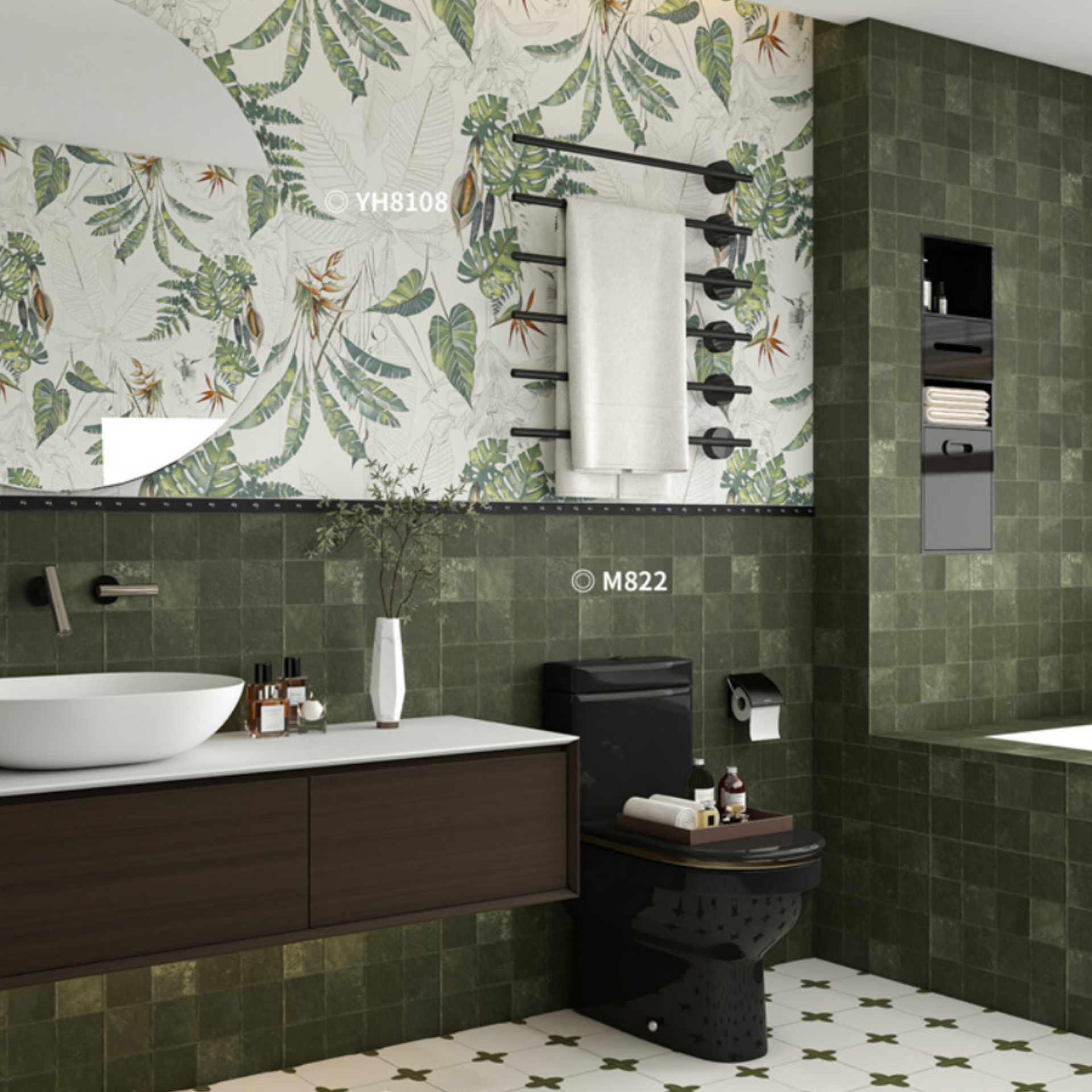 Gạch ốp lát 400x800 mã M822 (1thùng/ 1.92m2/ 6v/ 36,5kg)