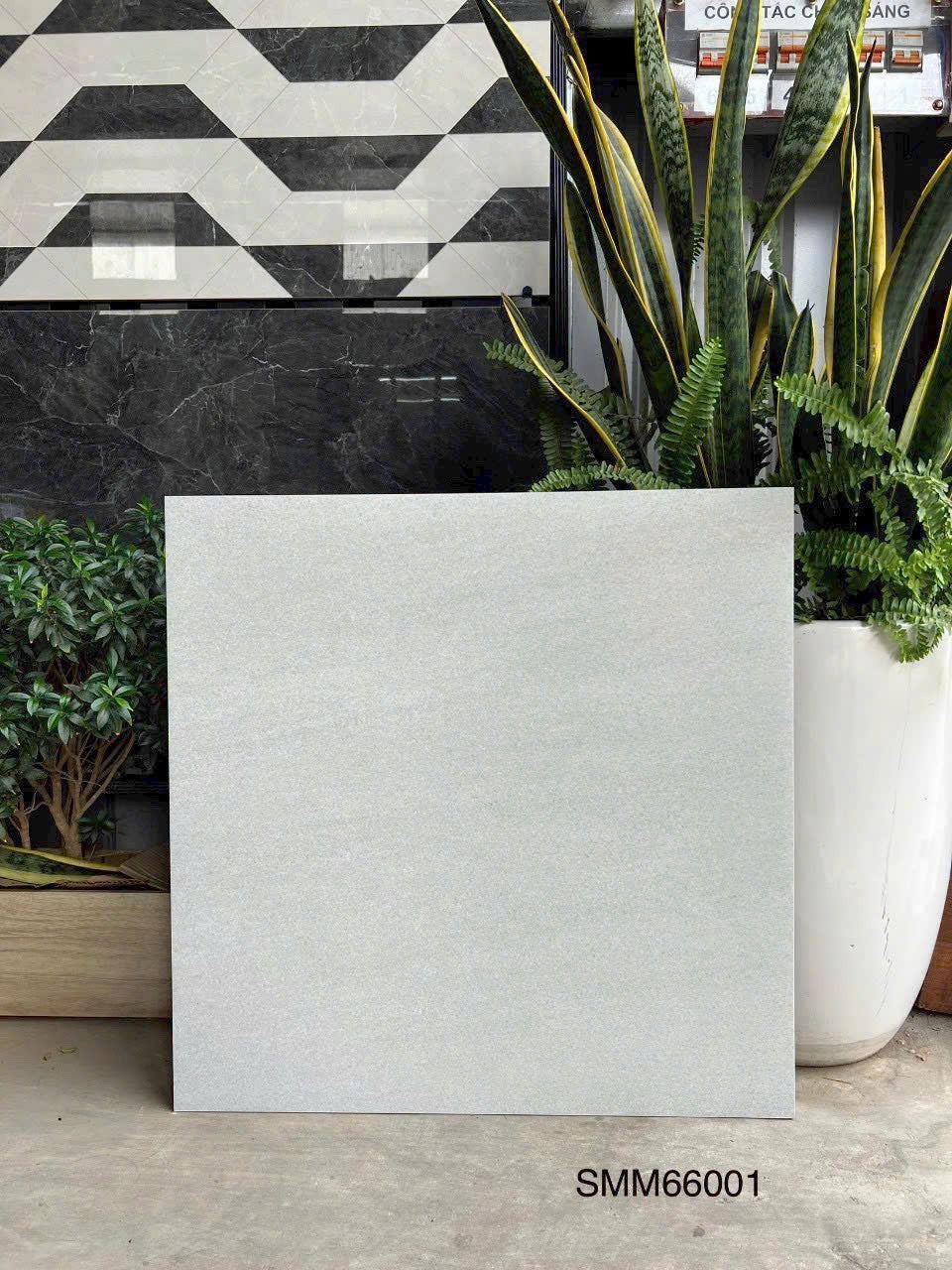 Gach lát xám nhạt SMM66001 VLG Grand KT 60x60cm