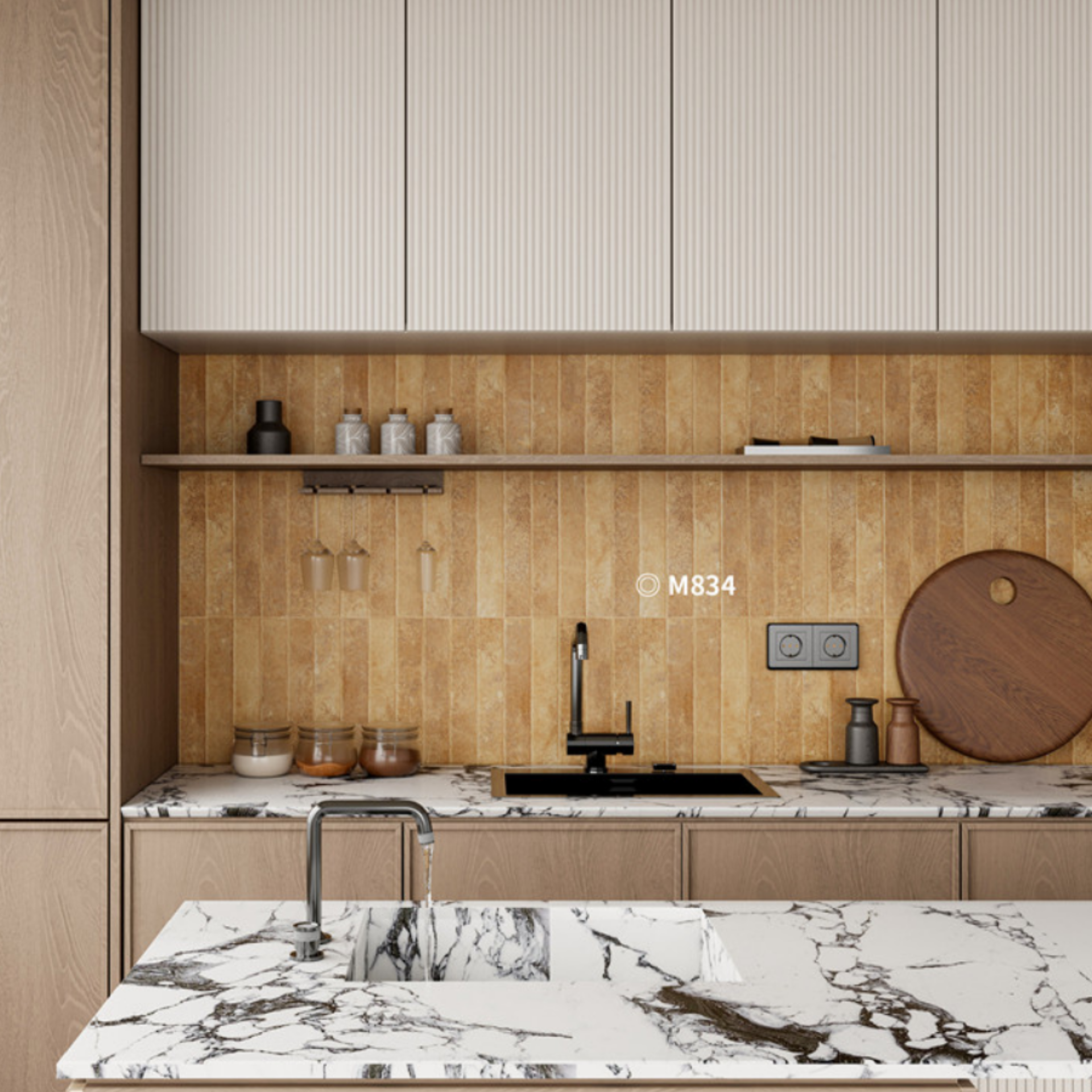 Gạch ốp lát 400x800 mã M834 (1thùng/ 1.92m2/ 6v/ 36,5kg)