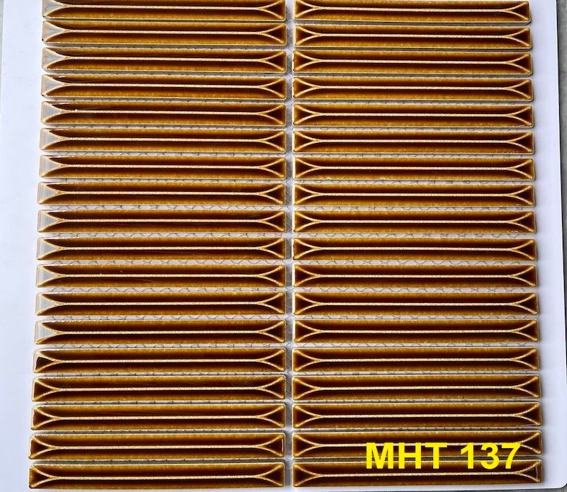 Gạch Mosaic Que Đũa MHT 137 Màu Vàng