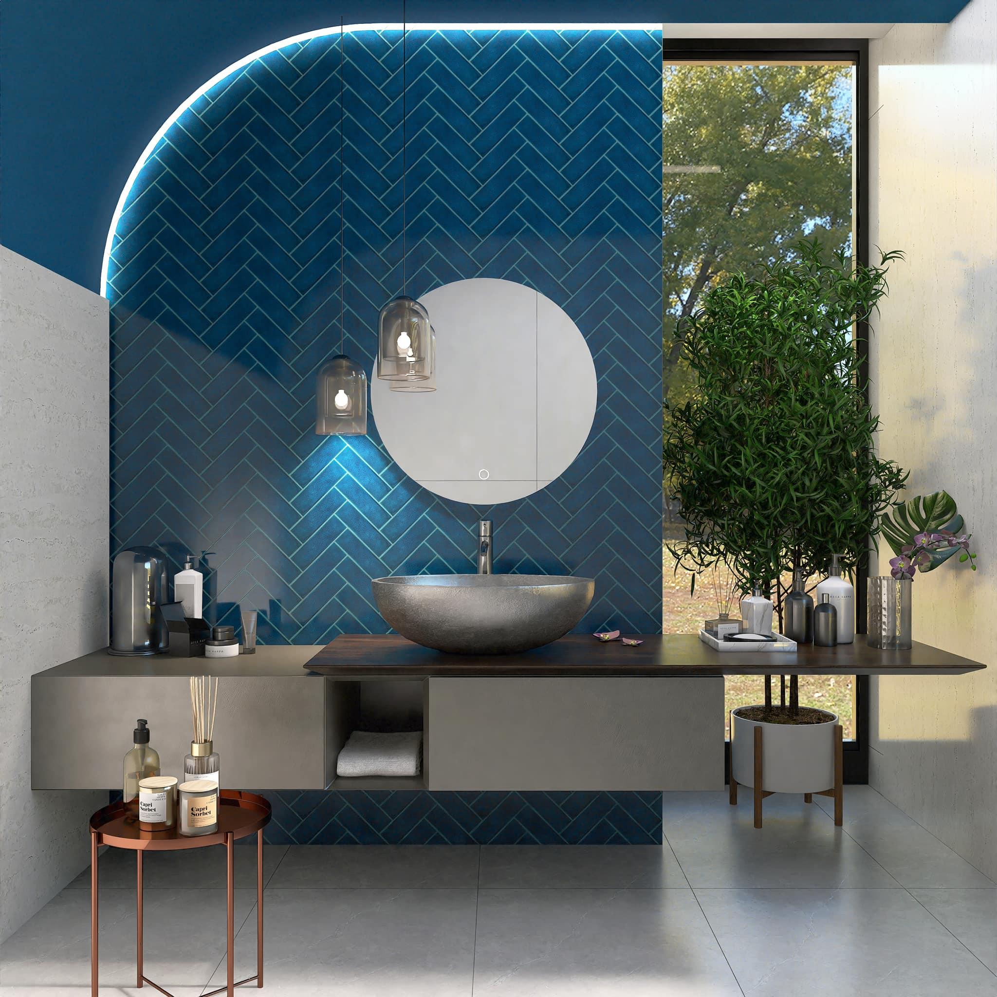 Gạch thẻ Porcelain men rạn KT 60x200mm mã MBL60206-A