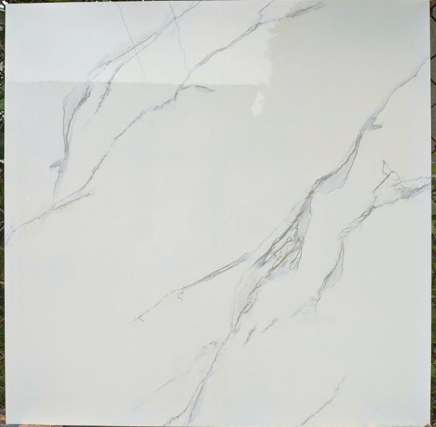 Gạch ốp lát men bóng trắng vân mây kt 600x600mm Mã 6841