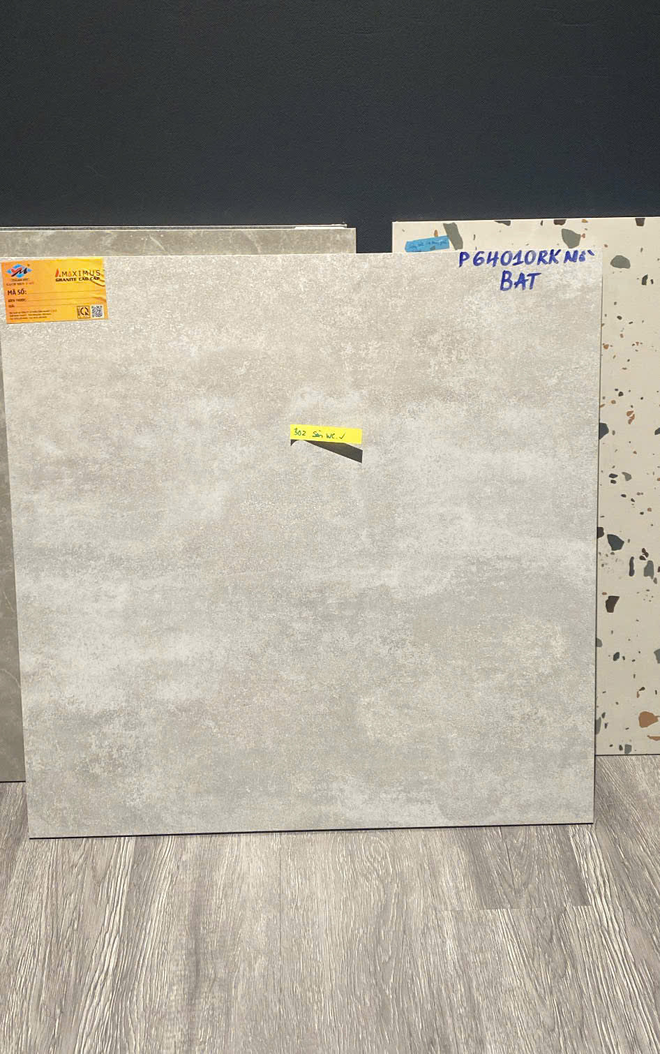 Gạch lát nền xám xi măng P64010RK KT 60x60cm