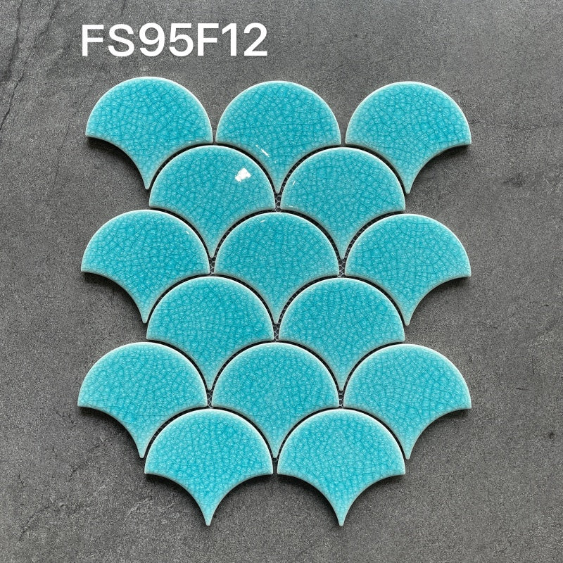 Gạch Khảm Gốm Xanh Da Trời 6mm Chống Vi Khuẩn Chịu Lửa