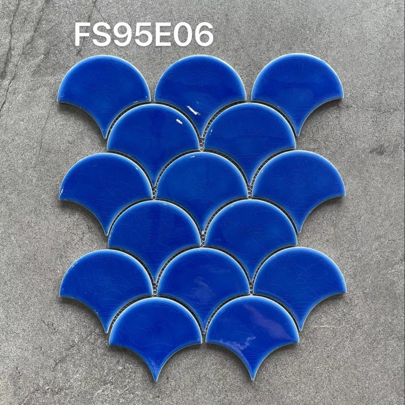 Gạch Khảm Gốm Xanh Da Trời 6mm Chống Vi Khuẩn Chịu Lửa