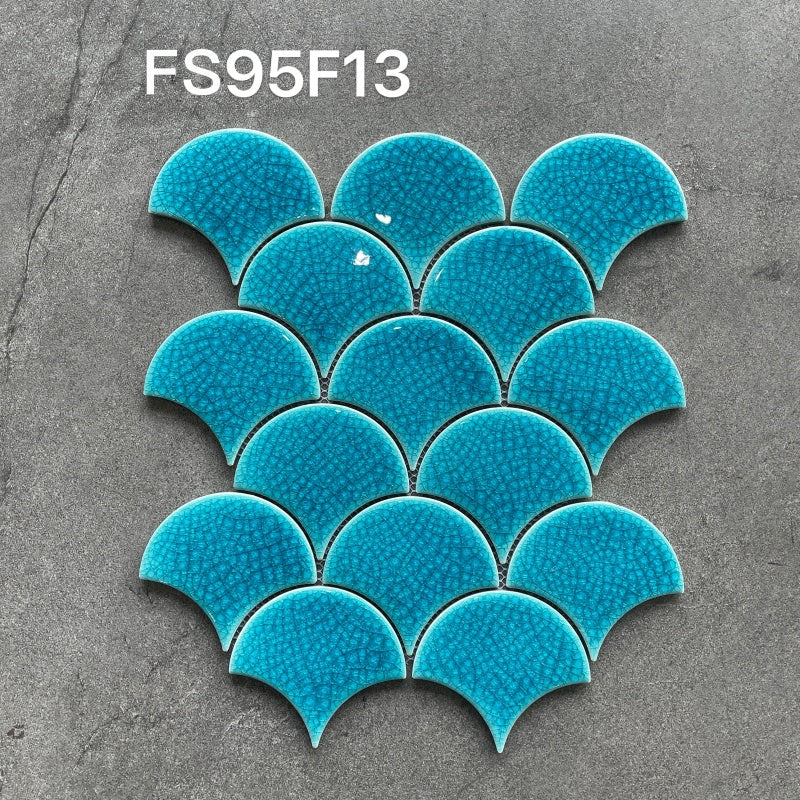 Gạch Khảm Gốm Xanh Da Trời 6mm Chống Vi Khuẩn Chịu Lửa