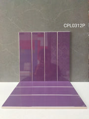 Gạch thẻ men bóng màu tím 75x300mm mã CPL0312P