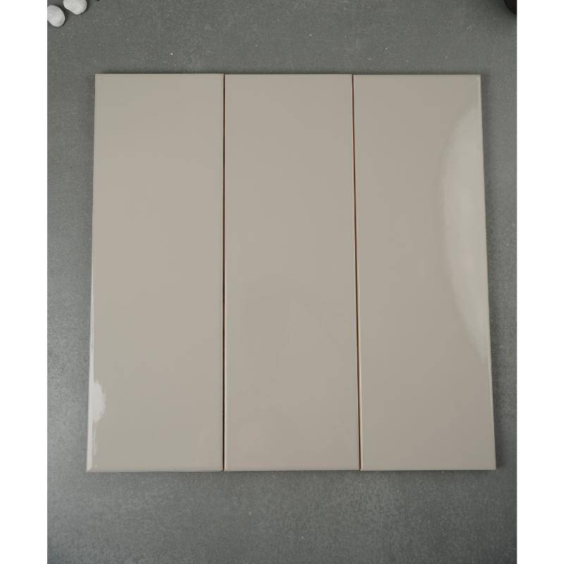 Gạch thẻ xám bóng phẳng 150x450mm FA0618P