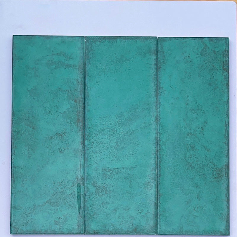 Gạch thẻ ốp tường xanh 100x300mm LS1306