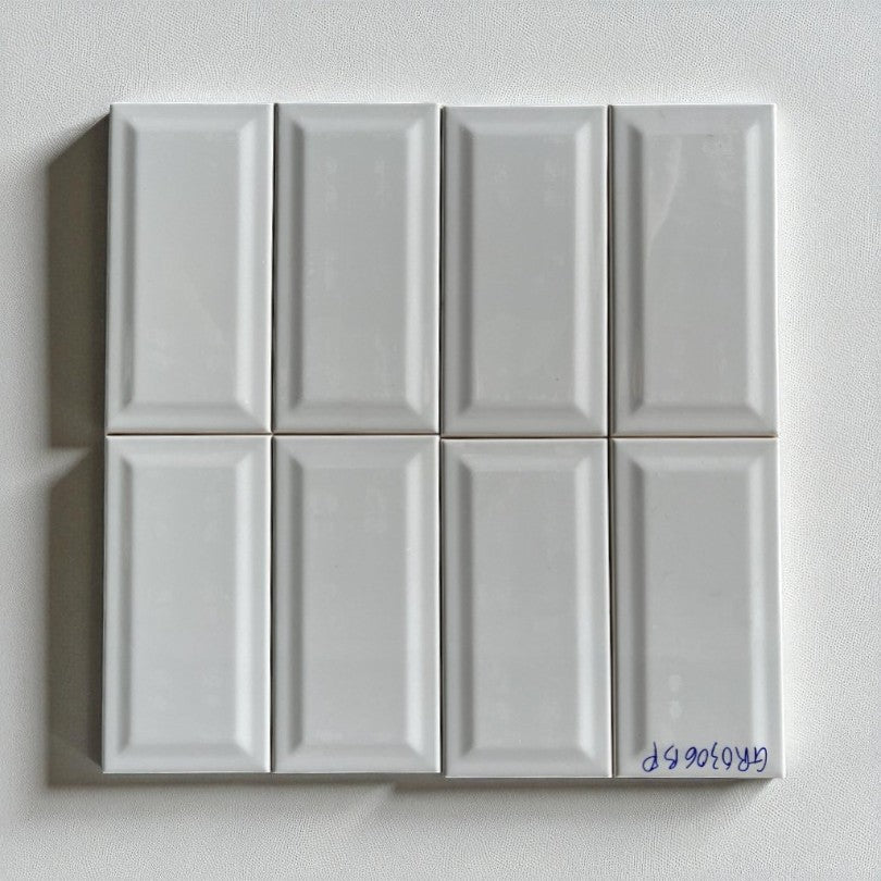 Gạch thẻ VN KT 75x150 xám bóng vát cạnh mã GR0306BP