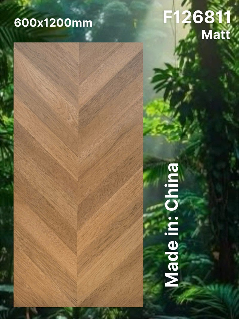 Bộ sưu tập Gạch Ốp Lát 60x120cm Trung Quốc màu vân gỗ 126811