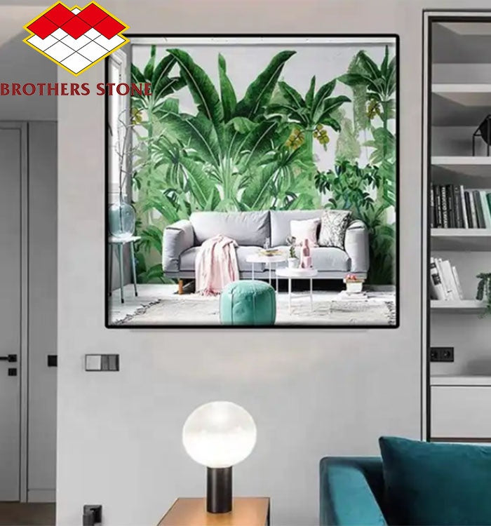 Tranh khảm đá cẩm thạch trừu tượng hiện đại, thiết kế tùy chỉnh