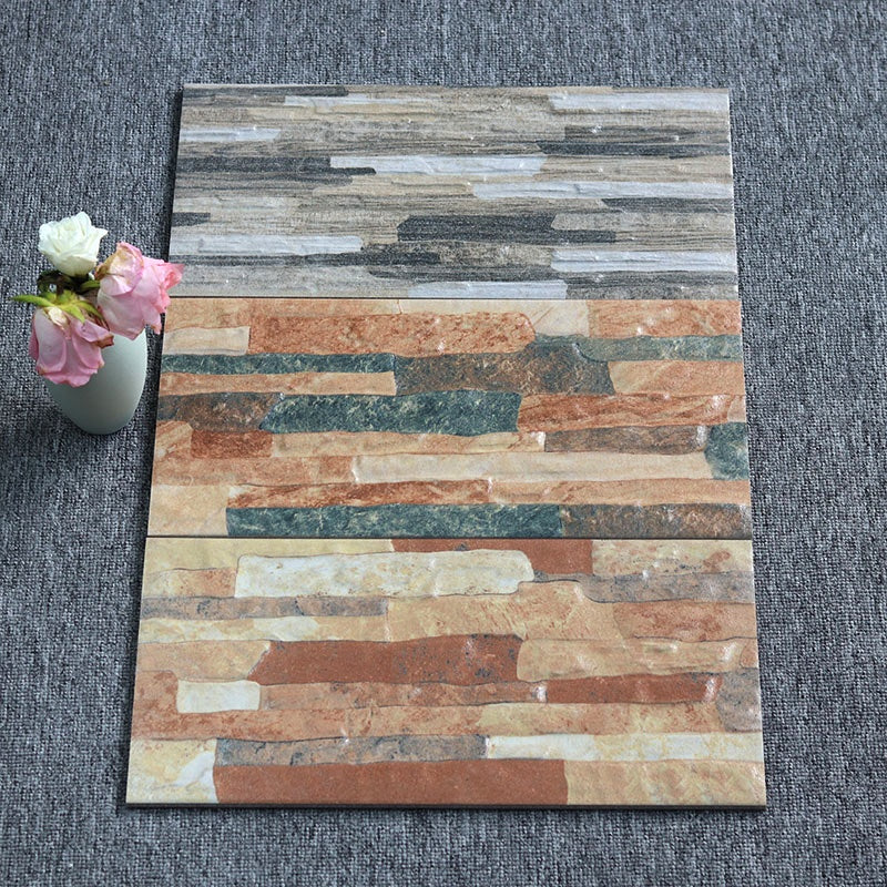 Gạch ốp tường ngoài trời phong cách Đồng quê Mỹ chống trượt chống thấm nước dùng cho sân vườn biệt thự sân thượng tường nền TV