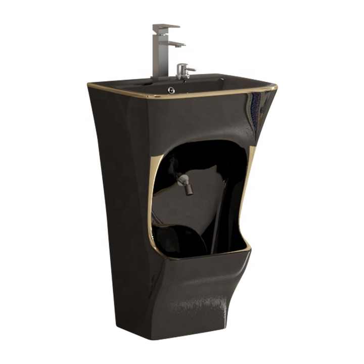 Bồn rửa mặt Hồi giáo Gold Wuduwash hai tầng 2.0 Bồn rửa chân Wudu Station lớn Bồn rửa mặt Hồi giáo Wudhu Fuse Washchbeck