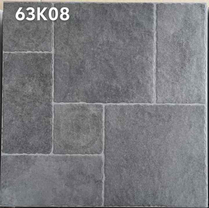 Gạch lát sàn cổ điển Foshan chống trượt, chống mài mòn, kích thước 600x600, lõm, lồi, dành cho nhà kho, sân trong