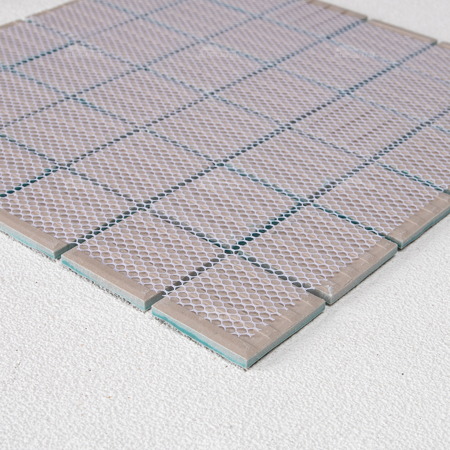 Gạch khảm bể bơi phòng tắm sứ in phun xanh hiện đại Bluwhale 48mmx48mm giá sỉ sản xuất tại Trung Quốc