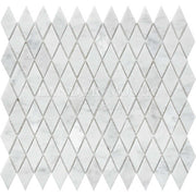 Gạch khảm đá cẩm thạch hình thoi Carrara bền chắc, sẵn sàng giao hàng cho tường