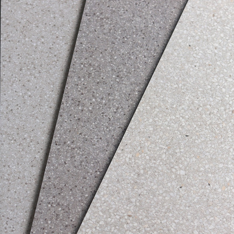 Gạch Terrazzo Sứ Bề Mặt Mờ Vân Xi Măng Trắng Xám Phong Cách Thô Mộc Cho Sàn Nhà Hàng, Cửa Hàng, Bếp 600x600