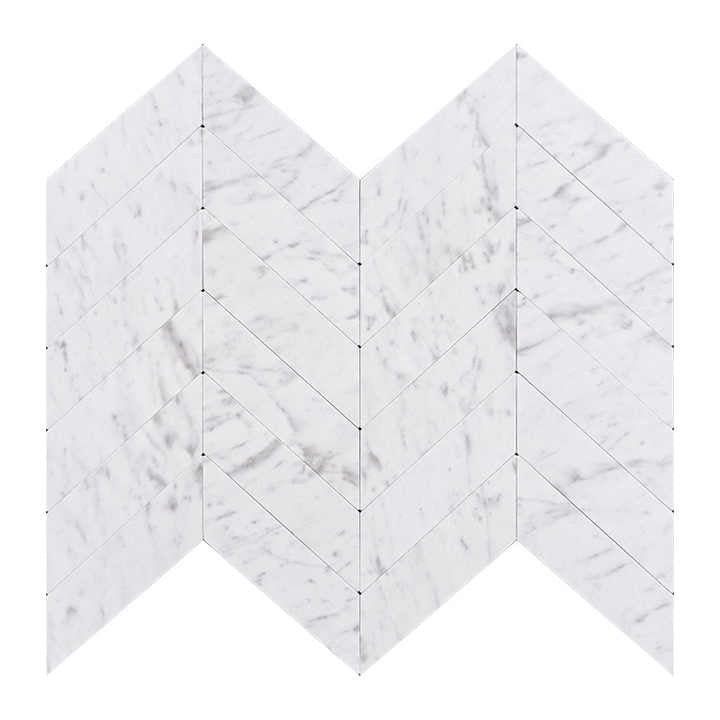 Nhà sản xuất Phật Sơn Bán buôn Gạch ốp tường bếp tự dính hình xương cá bằng nhôm Mosaic