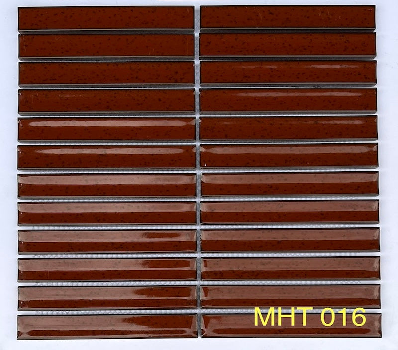 Gạch Mosaic Que Đũa Màu Đỏ MHT 016