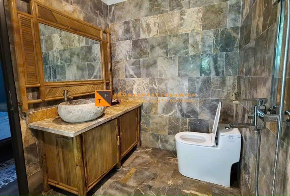 Đá marble vân vàng tự nhiên
