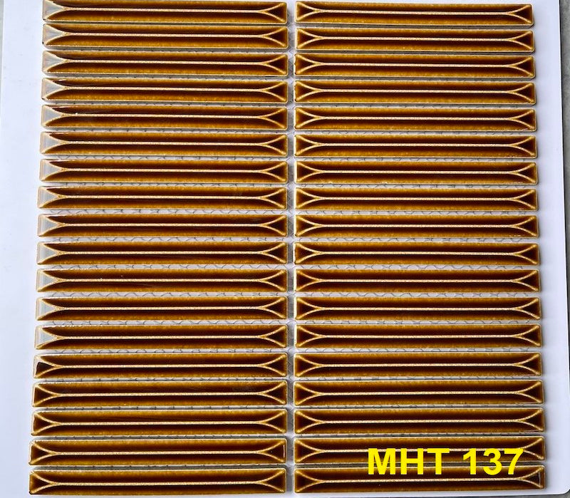 Gạch Mosaic Que Đũa MHT 137 Màu Vàng