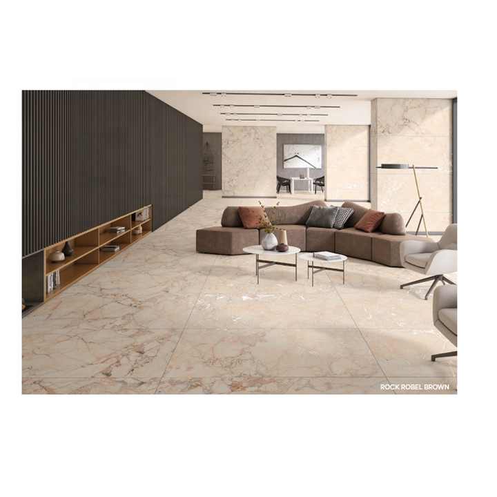 80x1600 Glossy Marble Full Body Porcelain Ceramic Tiles Firebrick Function for Living Room Floor and Wall Tile Flooring