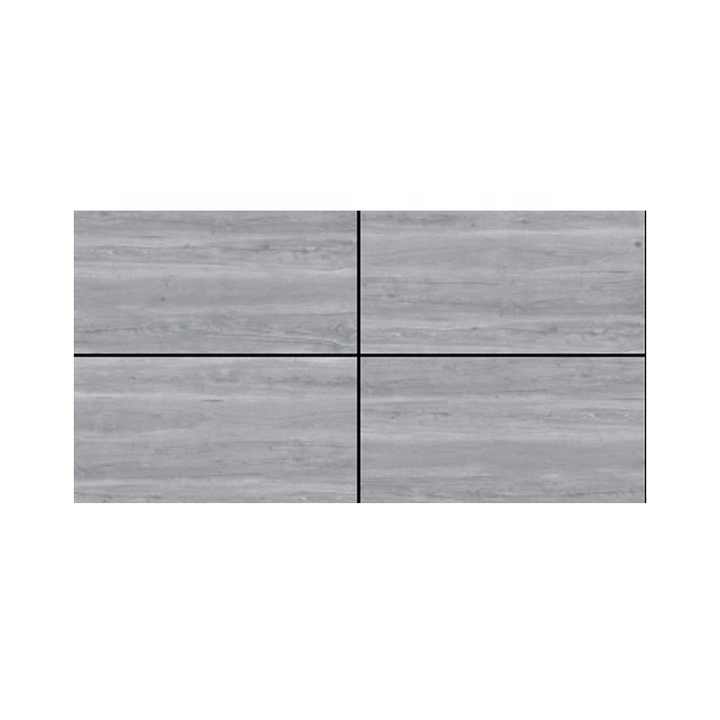 Ruset Modern Design Style 600x1200 mm Anti-Slip Vitrified Porcelain Floor Tiles Full Body Glazed Matt Wooden Plank Grey Color
