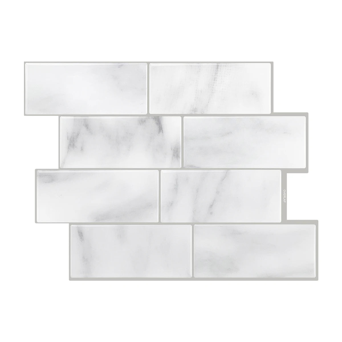 Gạch Subway Dán Tường Bếp 10 Tờ Peel Và Dán 3D Trang Trí