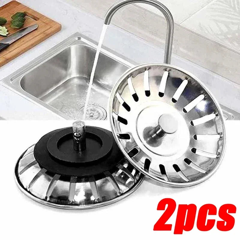 Lưới Lọc Rác Inox Đa Năng Cho Bồn Rửa & Bồn Tắm