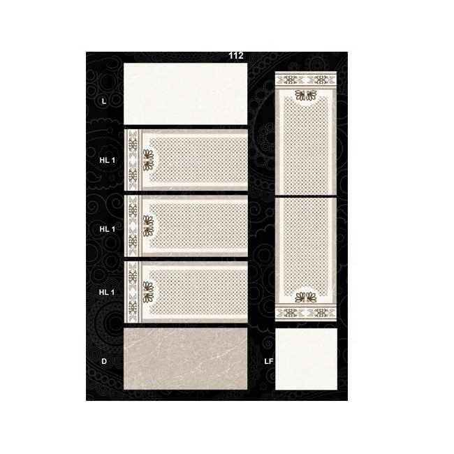 Italian Technology Modern 3D Vitrified Glazed Ceramic Tiles Firebrick Function for Villa House Exterior Interior Wall Decoration