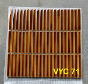 Gạch Mosaic que đũa nâu