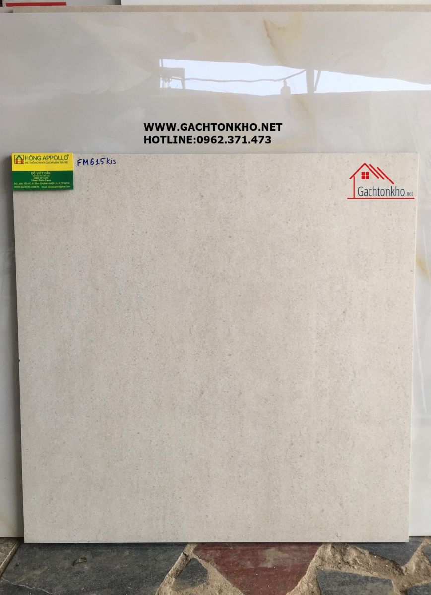 Gạch ốp lát 60x60cm men nhám màu be