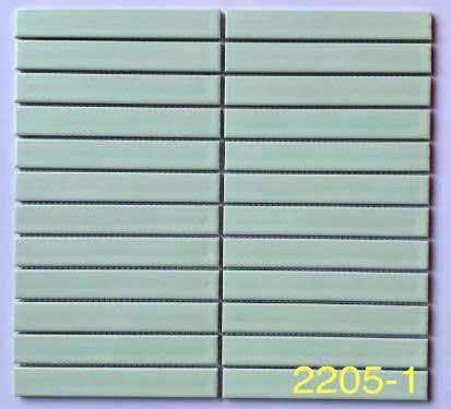 Gạch Mosaic Xanh 22*145mm Màu Xanh Mint MH 2205M
