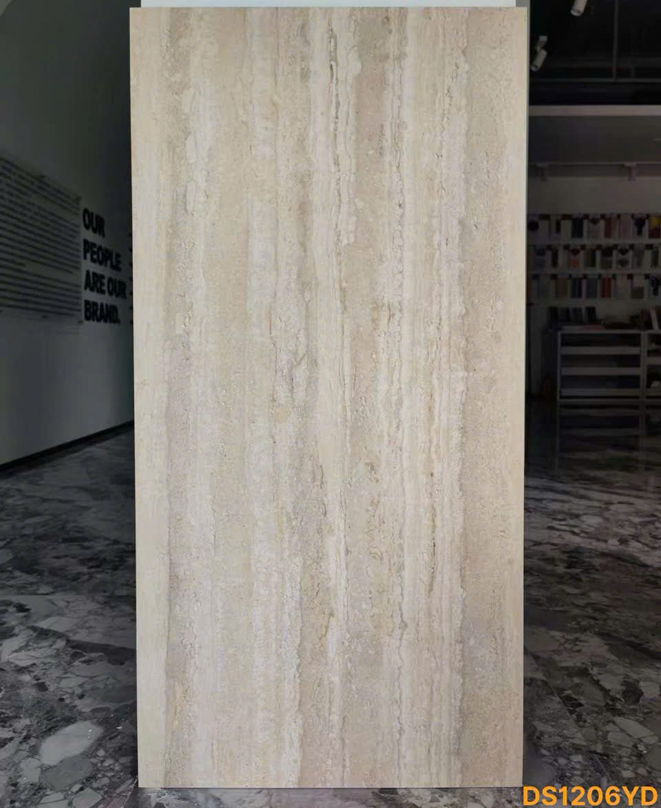 Gạch lát nền vân sọc giả đá kem 1206YD 60x120cm