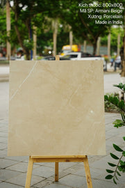 Gạch 80x80 cao cấp nhập khẩu Ấn Độ Armani Beige - Daisan Store