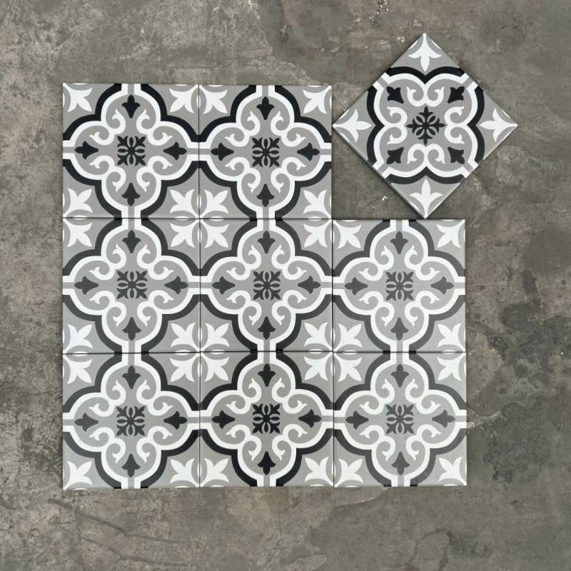 Gạch Bông KT 200x200mm mã 20136( BD trắng) - Daisan Store