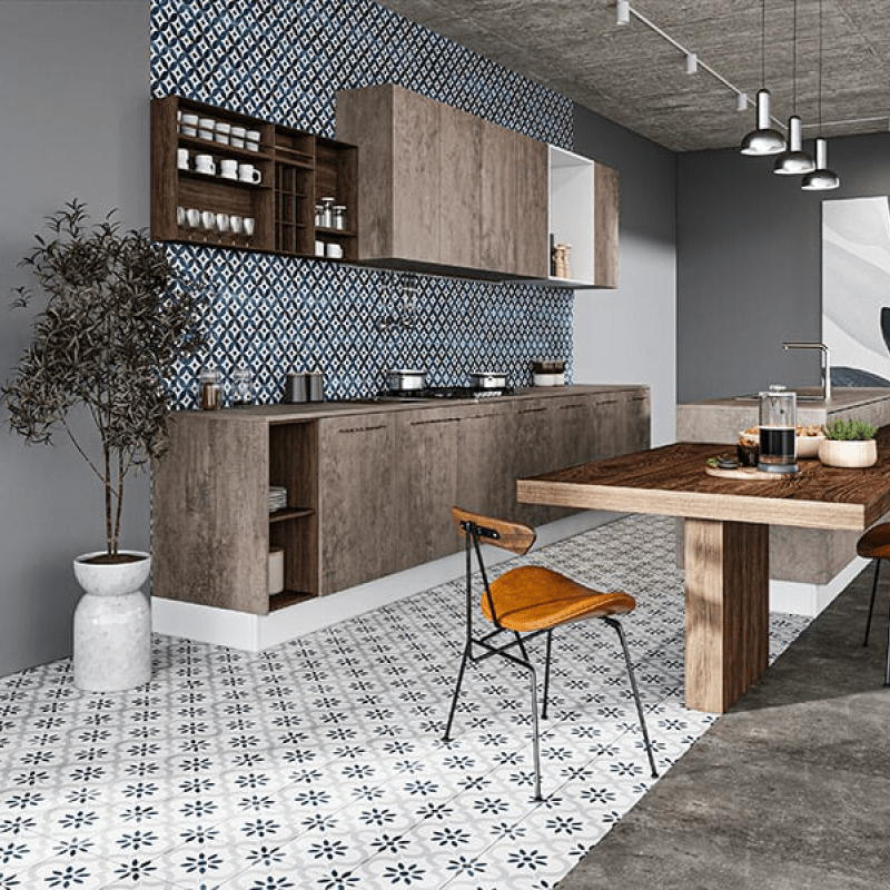 Gạch Bông KT 200x200mm mã 20140 ( BD trắng) - Daisan Store