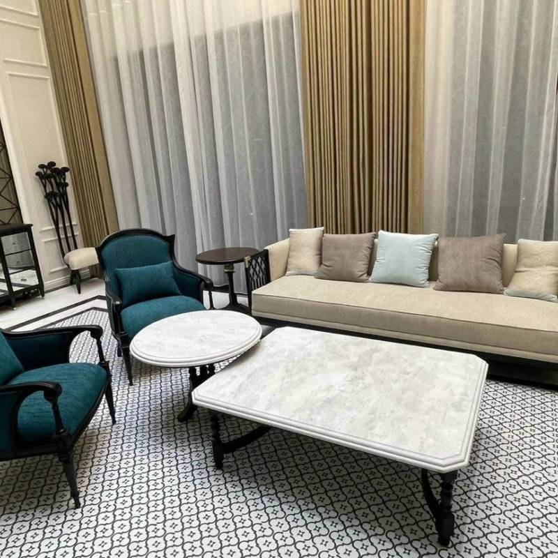 Gạch bông men 200x200mm DS2904 (BD trắng) - Daisan Store