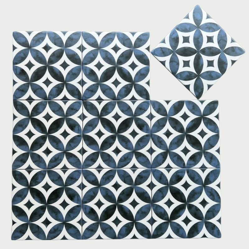 Gạch bông men KT 200x200mm DS2901 (BD vàng 1h/1m) - Daisan Store