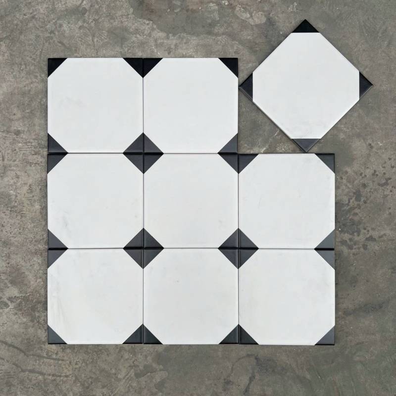 Gạch bông men KT 200x200mm mã F2118 (BD vàng) - Daisan Store