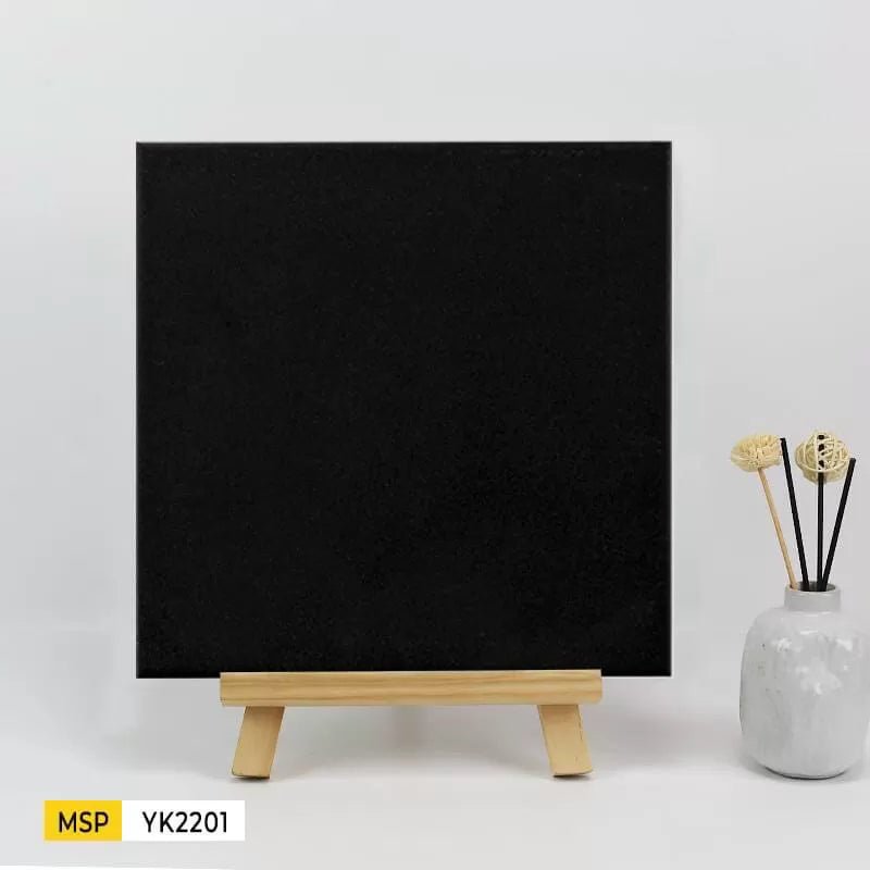 Gạch bông men màu đen 200x200mm DC91(NT2207) (BD vàng) - Daisan Store