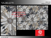 Gạch Đá Ốp Lát 60x120 Cao Cấp Ấn Độ decor hoa cúc trắng VA - BL6279 - Daisan Store