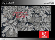 Gạch Đá Ốp Lát 60x120 Cao Cấp Ấn Độ decor hoa màu trắng VA - BL6278 - Daisan Store