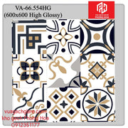 Gạch Đá Ốp Lát 60x60 Cao Cấp Ấn Độ decor kem vàng VA - 66.554HG - Daisan Store